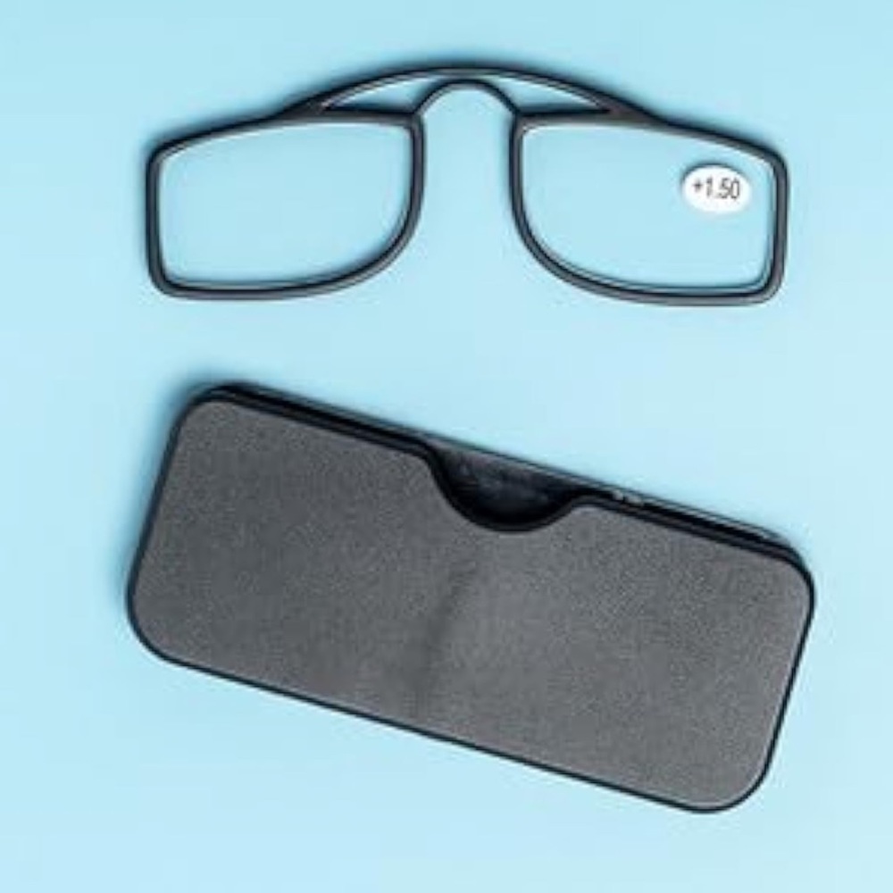 SOLD! Super Light Weight Unisex, Nose Resting Pocket Reading Armless Glasses - Picture 1 of 6